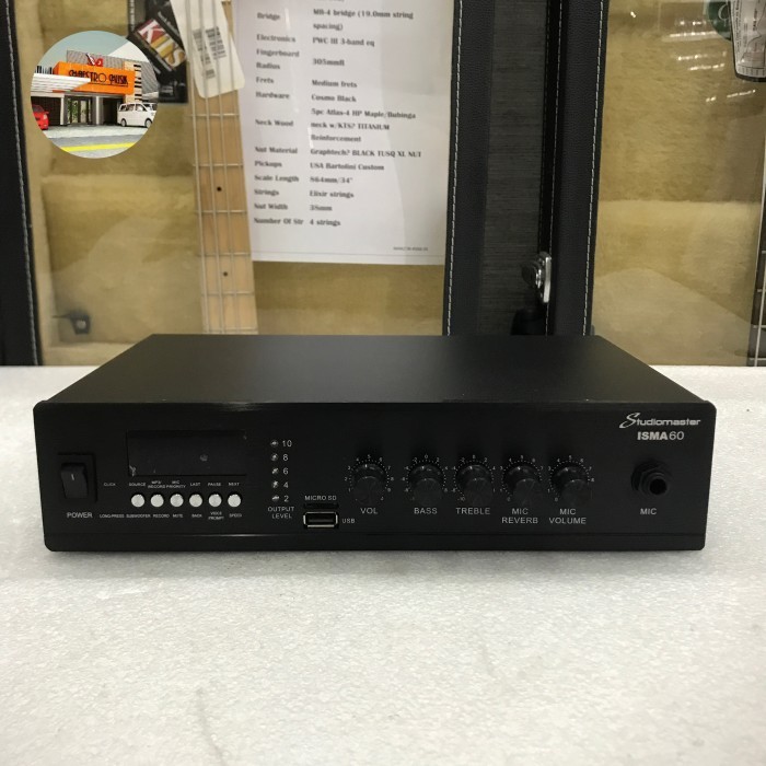 Studio Master Isma 60 - Mixing Amplifier
