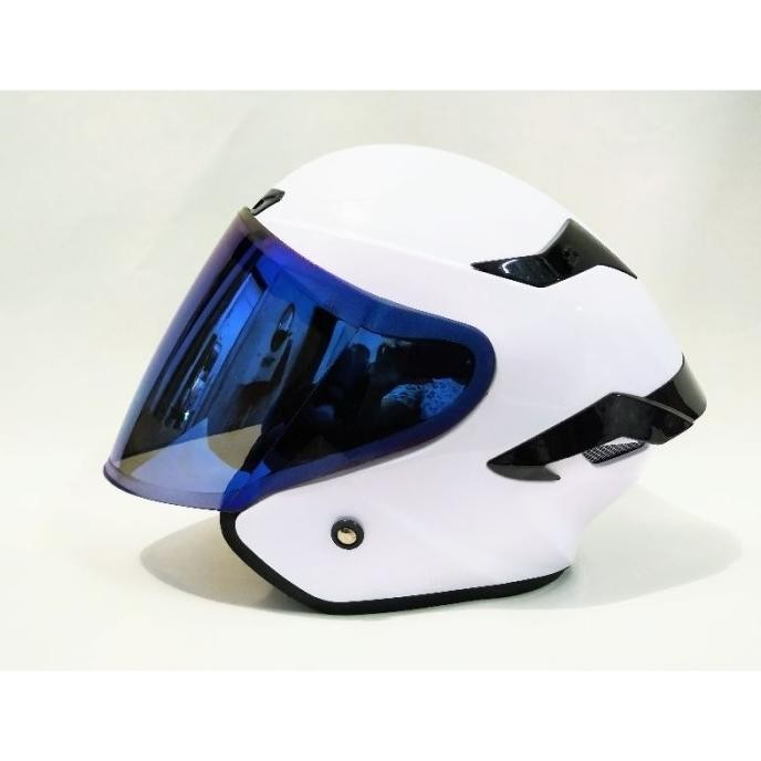 Paket Ganteng Helm Arl Tt Course Single Visor Half Face Sni. Jualanakis