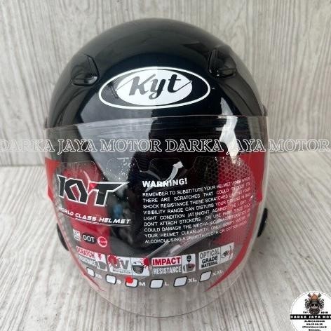 Helm Kyt Dj Maru Solid / Kyt Half Face Dj Maru White / Kyt Dj Maru Jualanakis