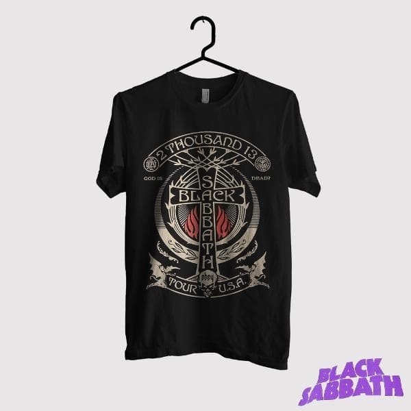 Kaos Black Sabbath Original Gildan - Obey