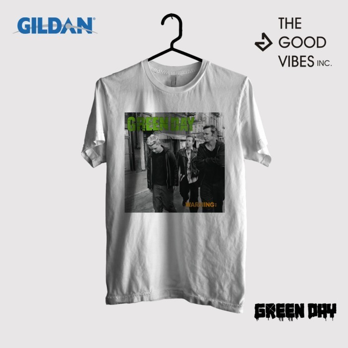 Kaos Band Green Day Original Gildan - Warning