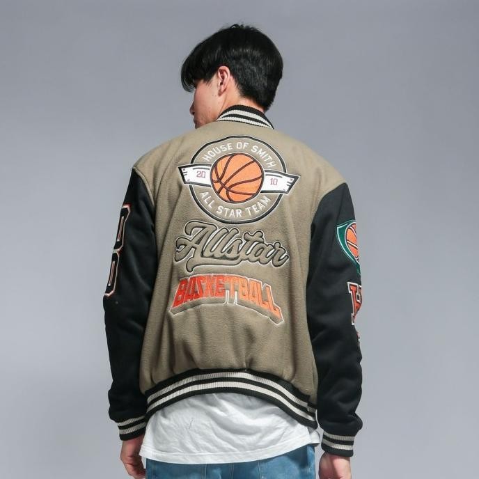 House Of Smith Jaket Varsity Pria - Varbass New Tokomande08