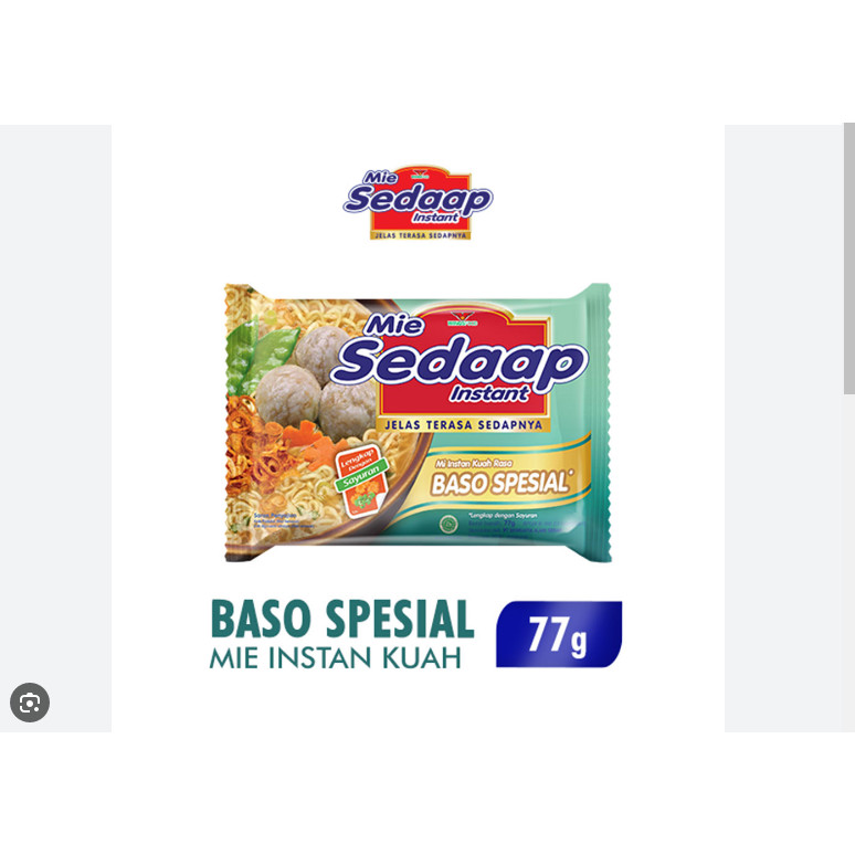 

Mie Sedaap Baso Spesial Original