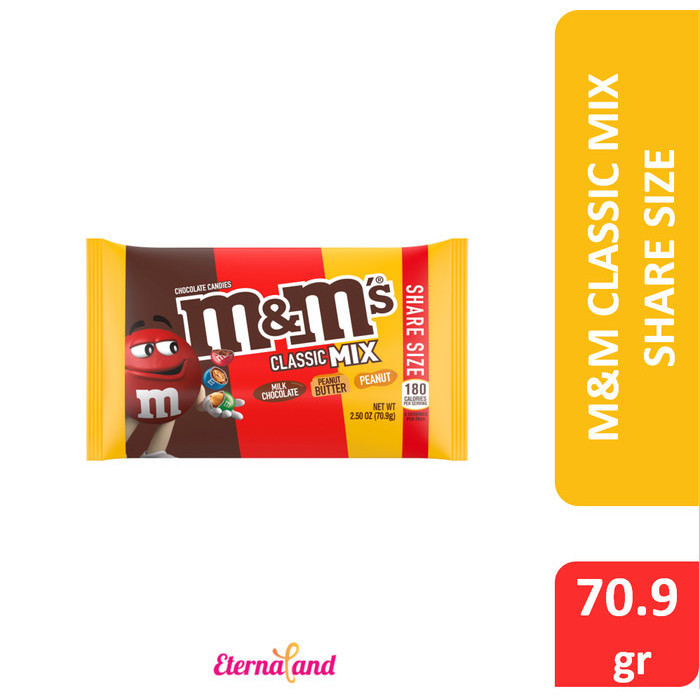 

Orea - M&M Chocolate Share Size 2.83Oz - Cokelat M&M Impor Usa