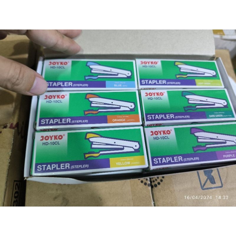 

Staples Joyko kode HD-10 CL premium isi 12 buah