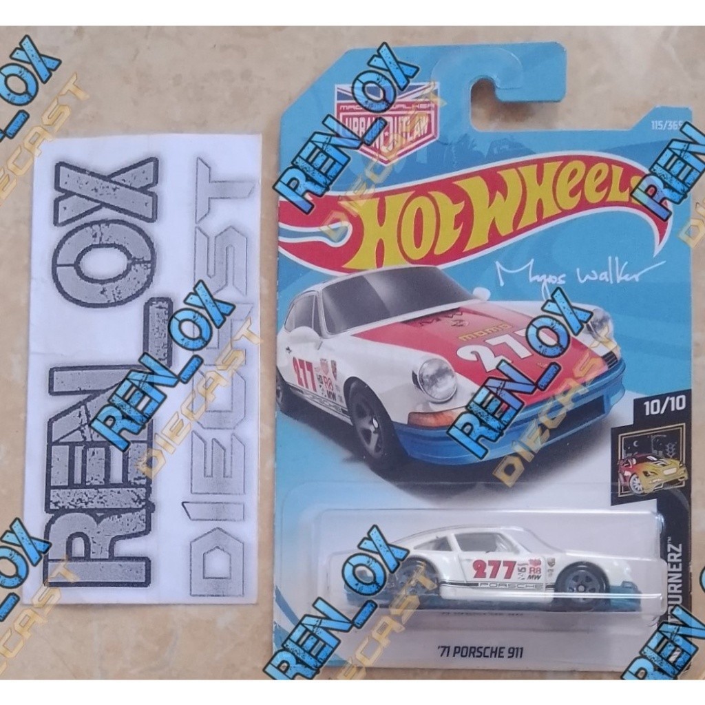 Hot Wheels '71 Porsche 911 Putih Merah (2023)