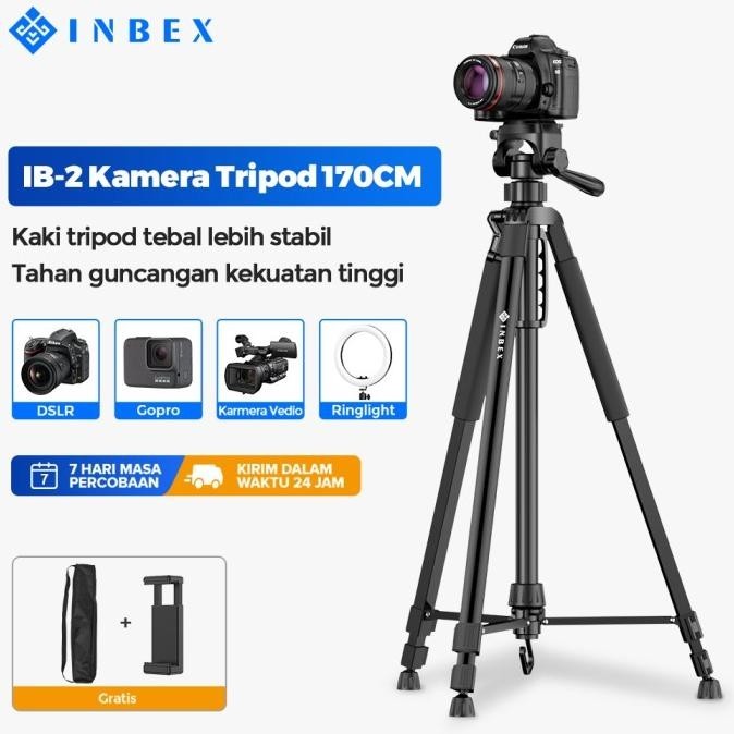 Inbex Tripod Kamera Tripod Hp Fotografi Camera Tripod Bluetooth Remote