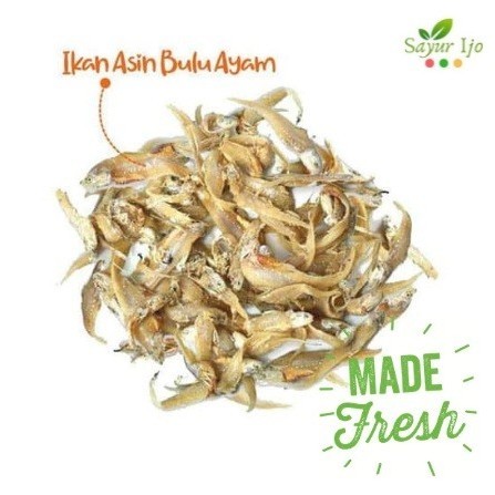 

Ayala - Ikan Asin Bulu Ayam 250 Gram / Pack Fresh Salted Fish Seafood Segar