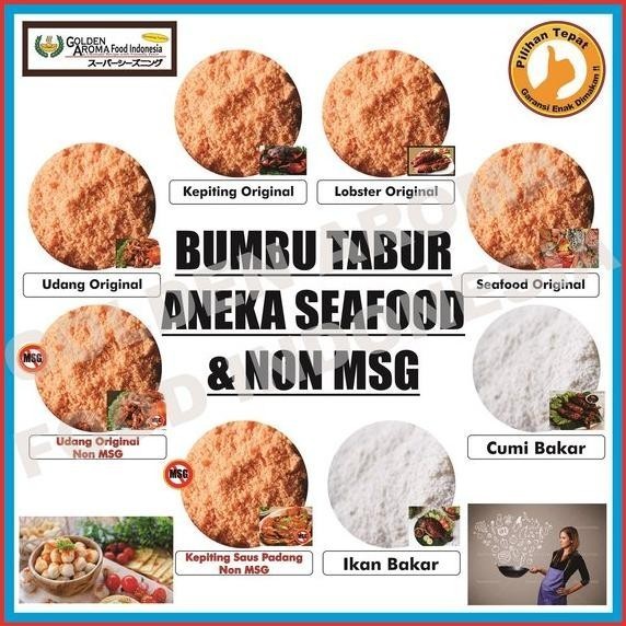 

Ayala - Ready Aneka Bumbu Tabur Snack Rasa Seafood Udang Cumi Lobster Ikan
