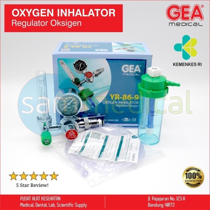 Gea Regulator Oksigen /Regulator Oksigen Medis