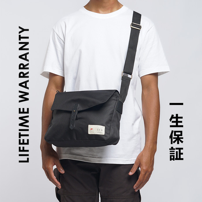 Tfg Sling Bag Tas Selempang Mailman 428 Black Lifetime Warranty