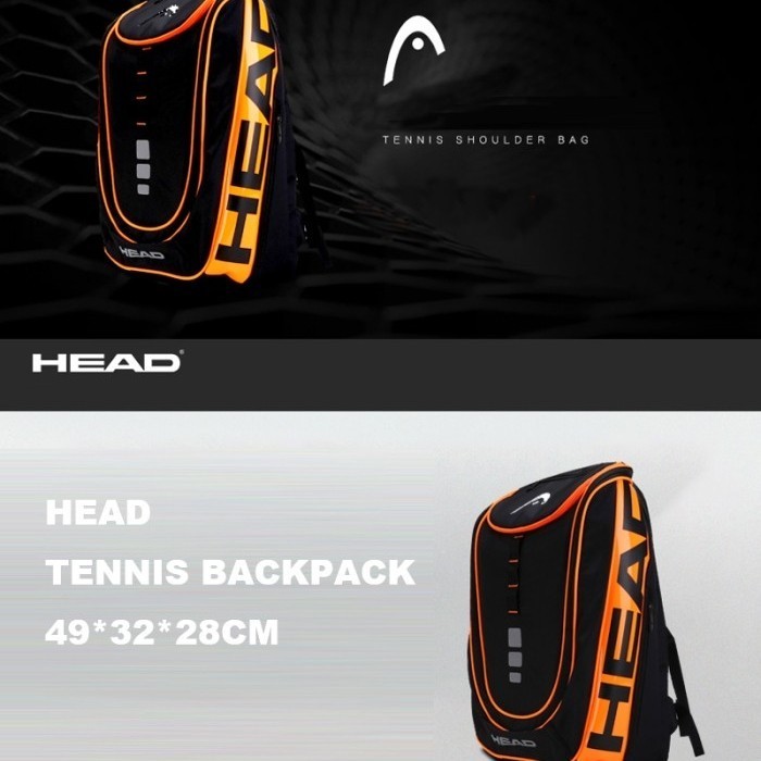 Head Sunset Tas Tenis Backpack Bag - Tas Ransel Raket Tennis Unisex