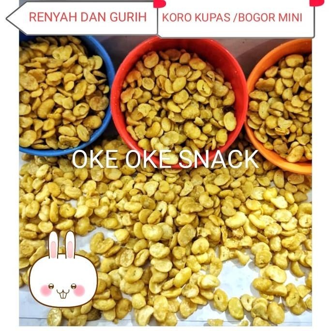 

Kacang Bogor mini/Koro kupas Oven 1000 Gram