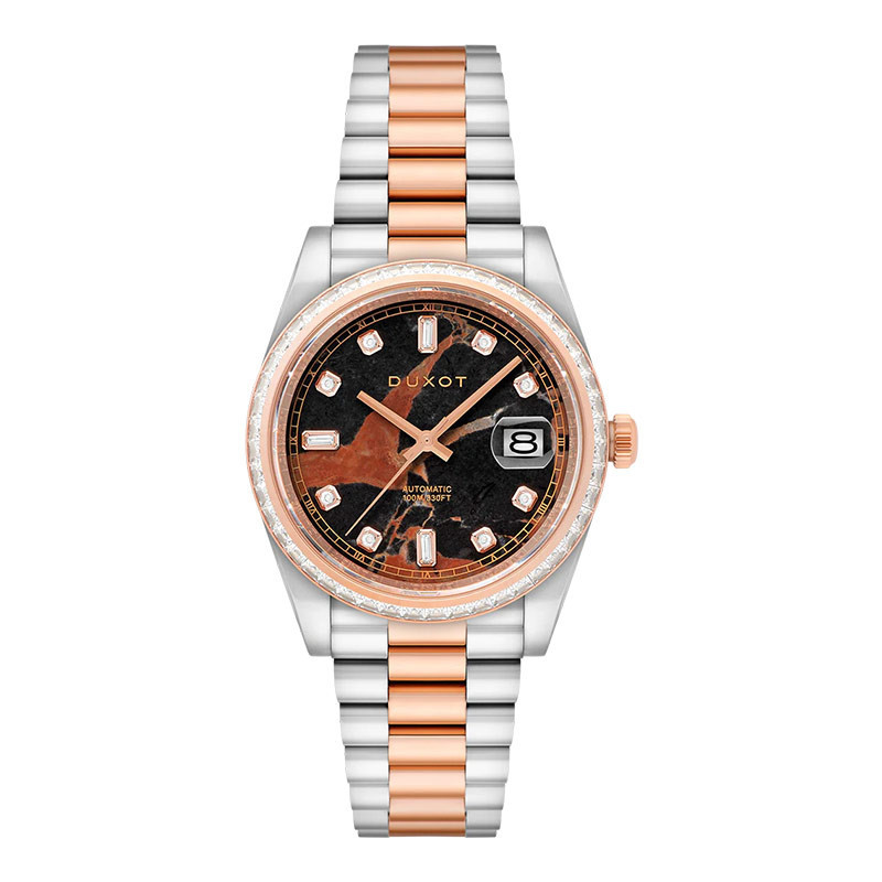 Jam Tangan Pria DUXOT DX-2058-66 Seri Serenata, Stainless Steel 40mm, Two Tone Marble Dial, Limited Edition