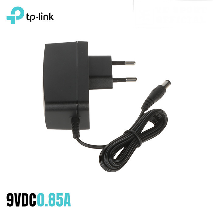 ADAPTOR TPLINK 9V 9.0V 0.85A 850mA 7.65W ORIGINAL TP LINK EMSS