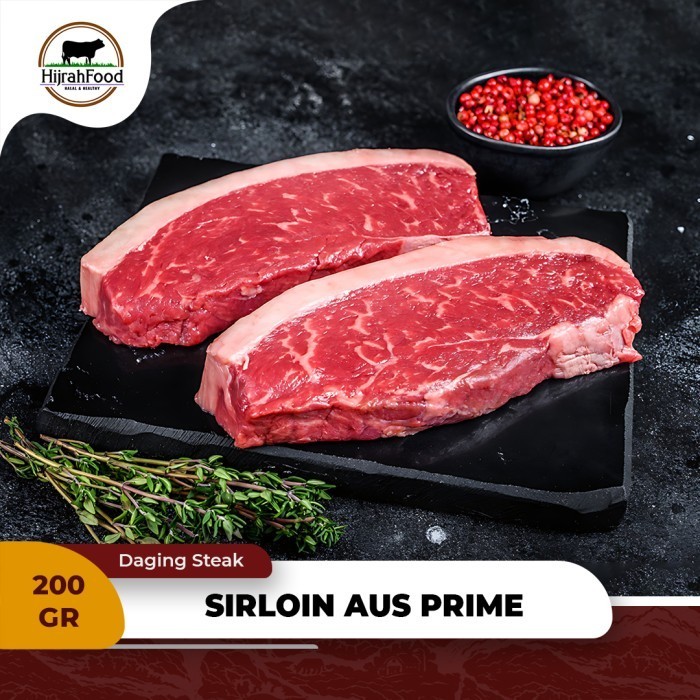 

Ayala - Sirloin Steak Aus - Grade Prime Daging Sapi Striploin Beef