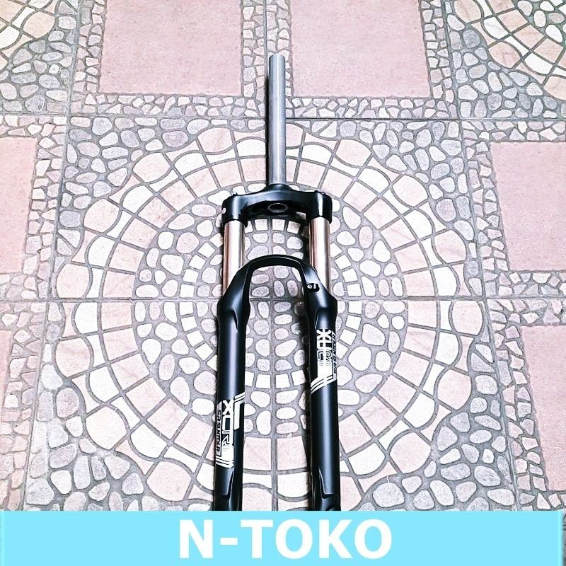 FORK GARPU SR SUNTOUR XCR 27.5" ANGIN T120 HITAM DISC ONLY Sepeda Sparepart Termurah