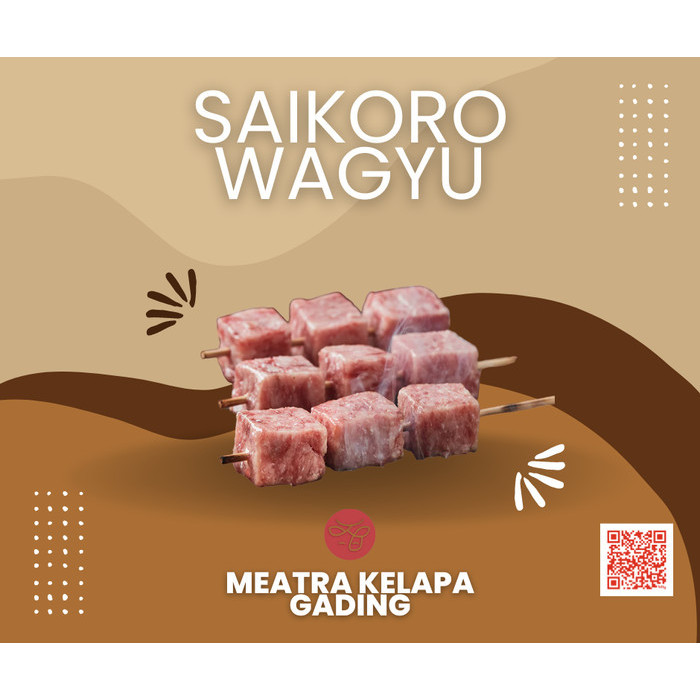 

Ayala - New Release!!! Saikoro Wagyu Steak Import Premium Quality Beef Cubes