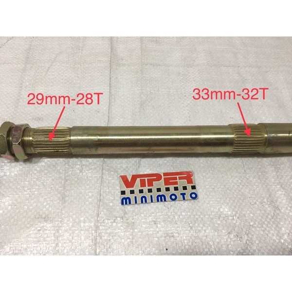 As Roda Belakang Atv 150-200-Buggy-Gokart As & Mur Only