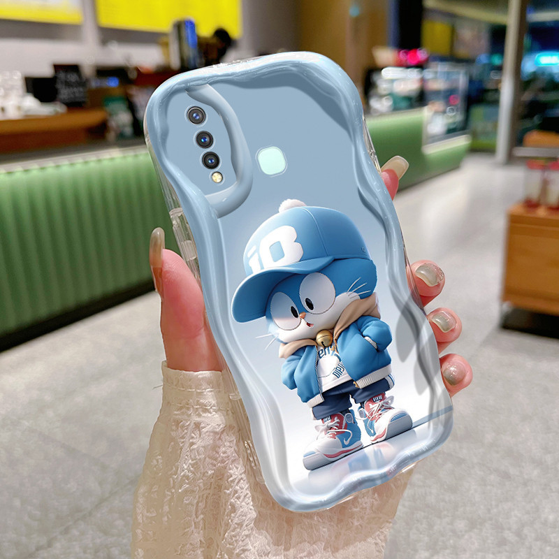 Casing Hp VIVO Y19 VIVO Y5s Case sarung HP kartun Casing Doraemon silikon Kesing Anti drop lembut Ca