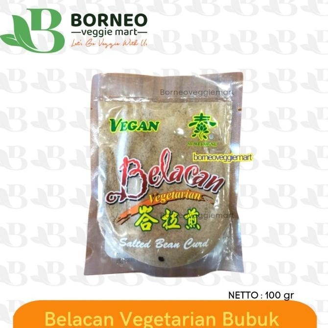 

Belacan Bubuk Vegetarian / Terasi Bubuk Vegan / Salted Bean Curt 100gr
