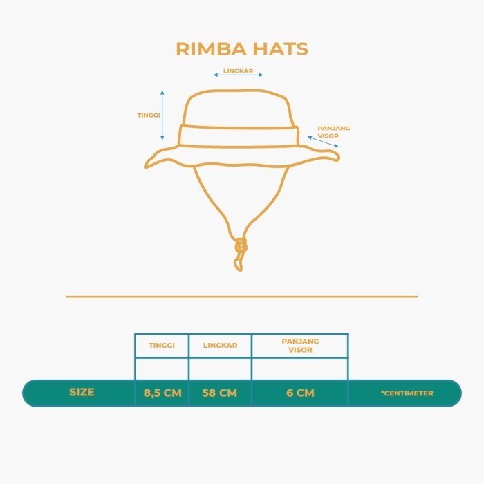 Artch - Topi Rimba Navy Abu