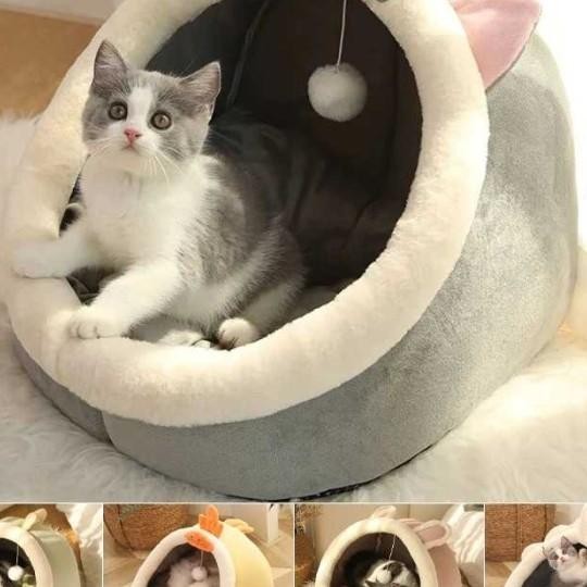 Tempat Tidur Kucing Anjing Hewan Kandang Kucing Unik Lucu Alas Tidur