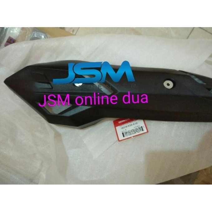 COVER KNALPOT VARIO 150 TUTUP KNALPOT VARIO 150 VARIO 125 LED ORI AHM