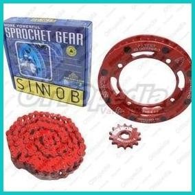 Gear Set Rantai Motor / Chain Kit Sinnob Klx 150 Merah 19F3B2024 tools