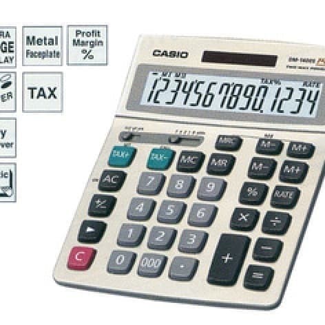 

Casio Dm-1400 Desktop Kalkulator / Calculator Meja Dm1400