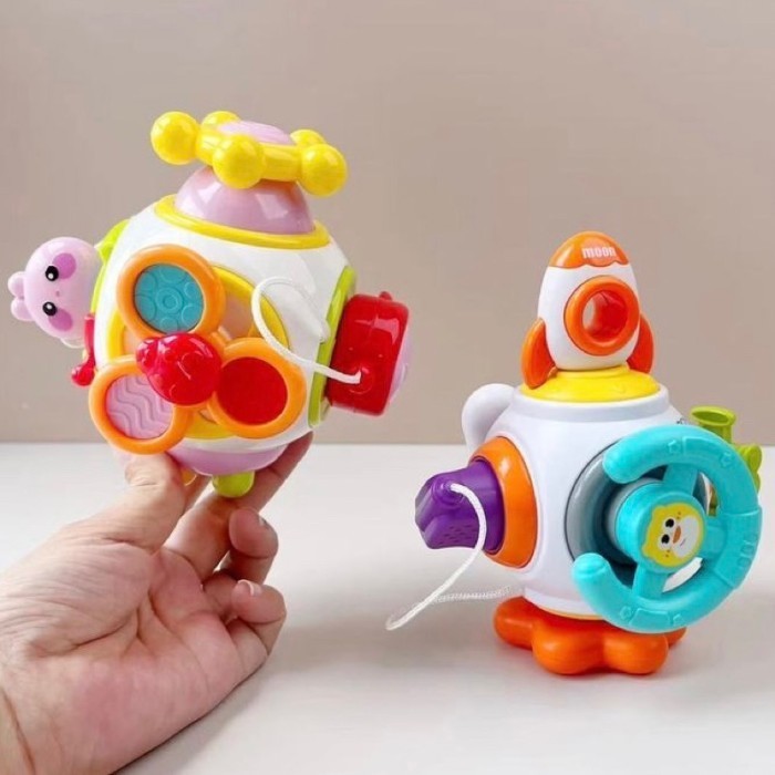 

Busy Activity Cube Mainan Motorik Daily Skill Activity