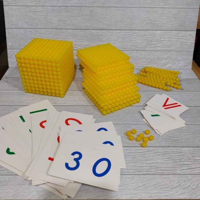 

Montessori Bank Game Math Beads - Mainan Edukasi Anak Null
