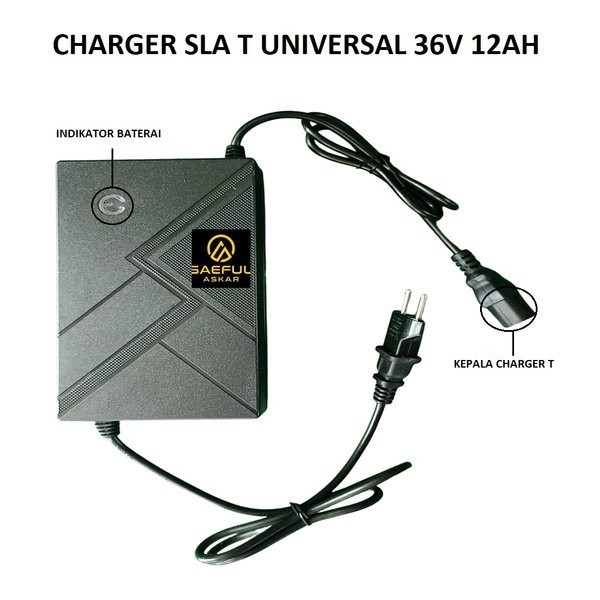 Charger Selis Sepeda Listrik 36V 12Ah Scooter