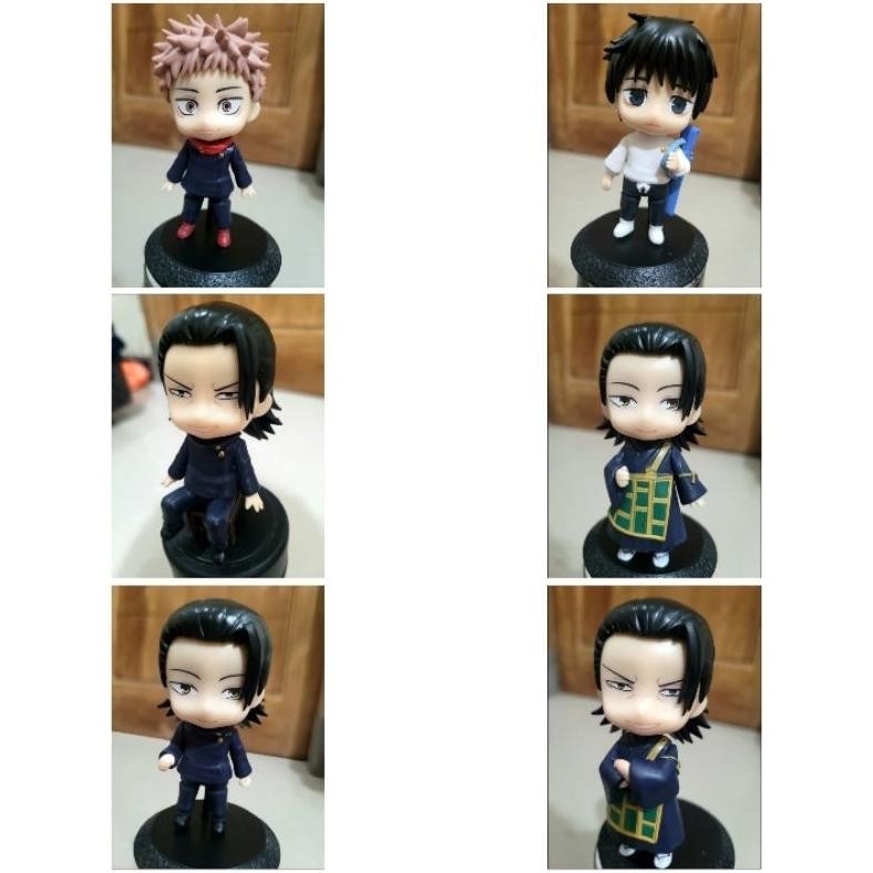 Bisa Cod Action Figure Nendoroid Jujutsu Kaisen Gojo Itadori Geto Yuta Jujutsu Kaisen Petit Figure Q