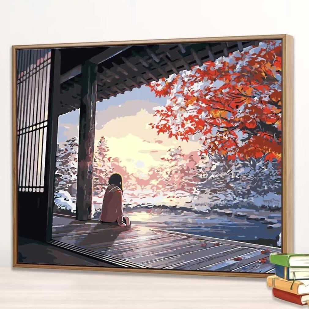 

GF21 DIY Painting Canvas Paint By Number kit Lukisan 40x50cm Terlaris