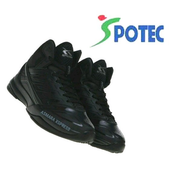 Spotec Original Hornets Sepatu Basket - Full Black