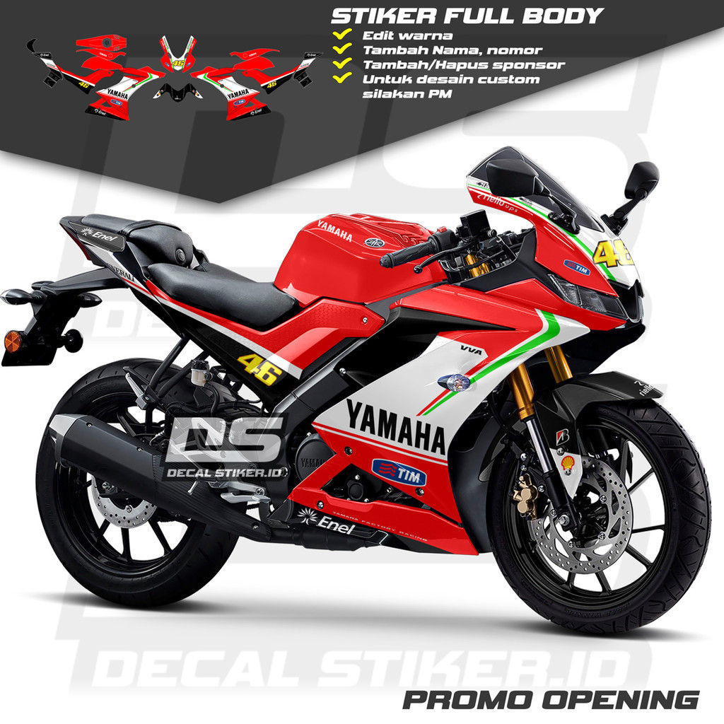 Decal R15 V3 Full Body Keren Stiker R15 V3 Full Body Keren Striping R15 V3 Terbaru Decal R15 V3 Full