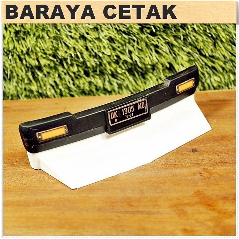 Lip depan Bumper WPL D12 V1 Aksesoris Mobil Rc WPL D12 Suzuki Carry Cetak