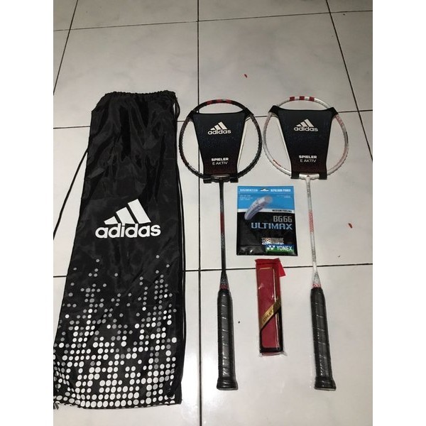 Raket Badminton Adidas Spieler E Aktiv Original Lengkap