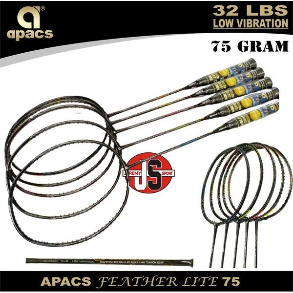 Raket Badminton - Bulutangkis Apacs Feather Lite 75 Gram Original