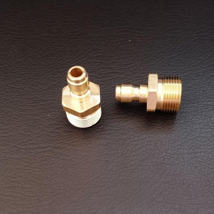 Connector nepel M22/15mm sambungan Male Quick release Best Seller