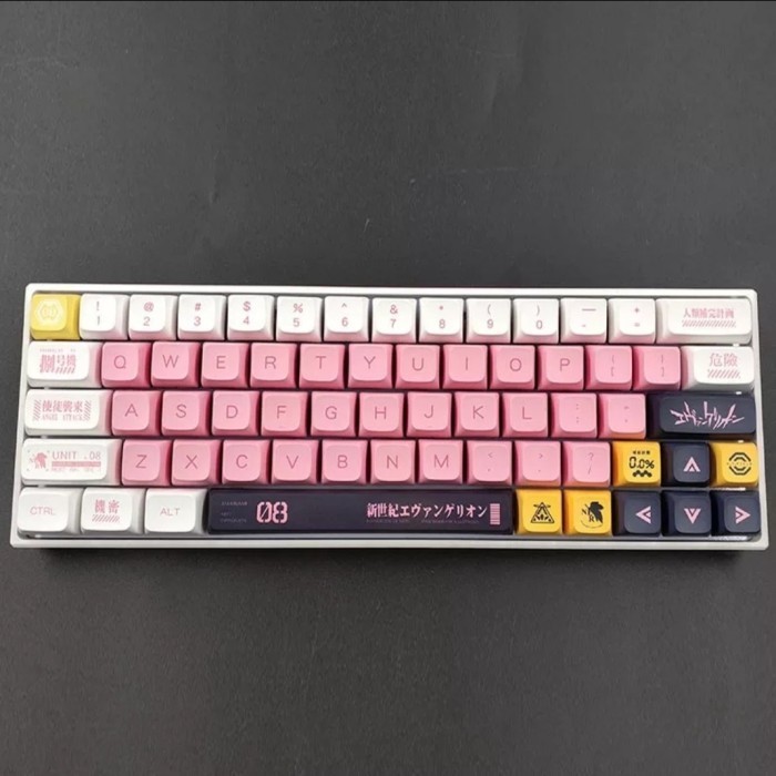 Keycap Keycaps Evangelion 116 Set Pbt Profile Xda Eva