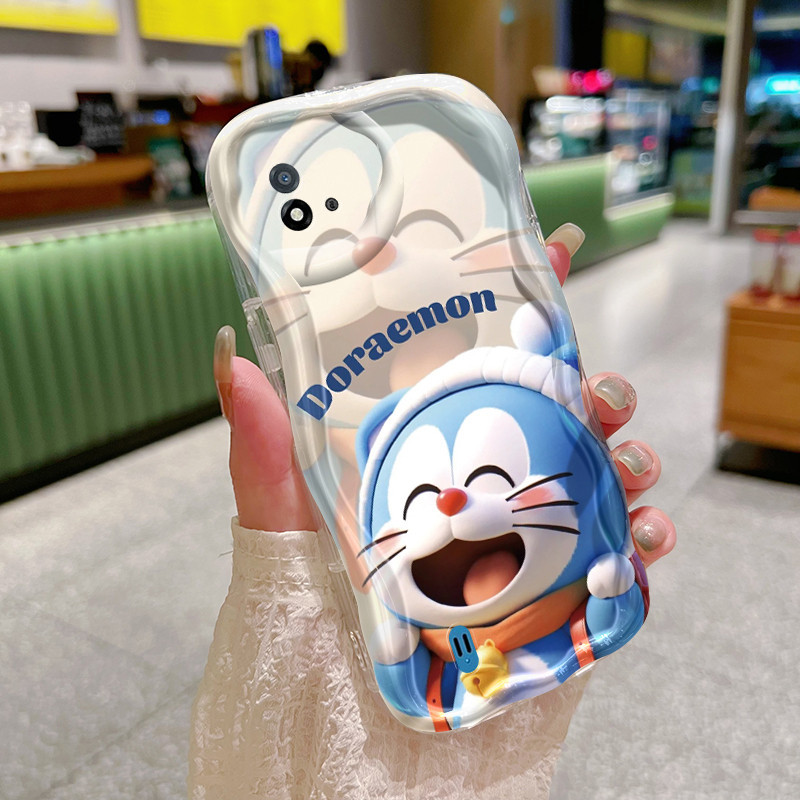 Casing Hp Realme C20 Realme C20A Realme C11 2021 Realme Narzo 50i Case kartun Doraemon dan pola Stit