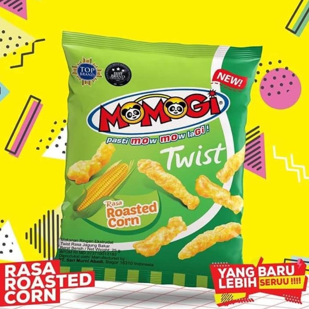 

Momogi Snack Twist Rasa Roasted Corn Jagung Bakar 10g