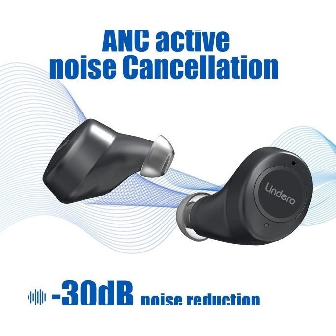 Lindero Anc Tws Qualcomm Qcc3040 Aptx Adaptive Bluetooth 5.2 Headset Menjanjikanshop