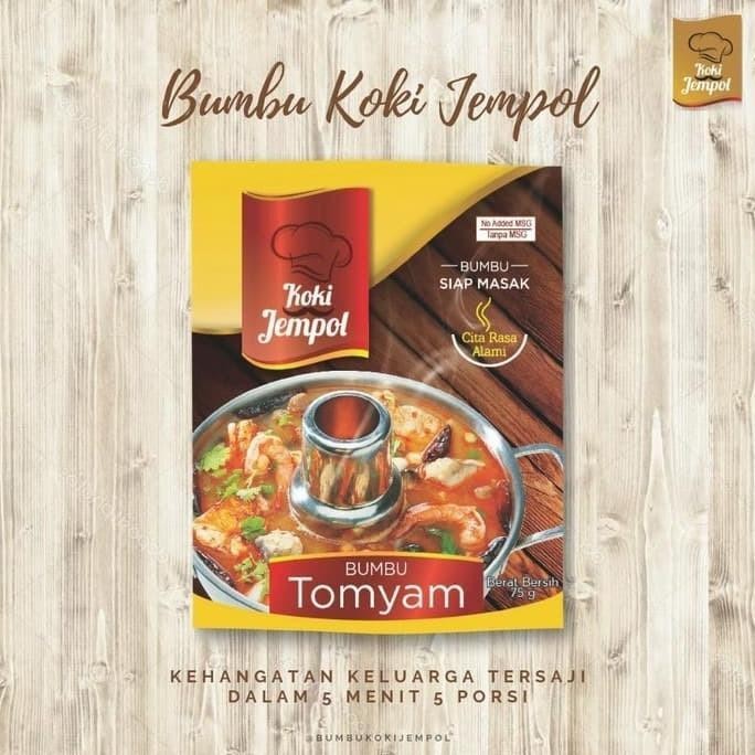 

Bumbu Masak Instant Tomyam NON MSG Koki Jempol 75gr