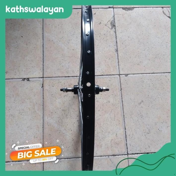 VELG/RIMS SEPEDA WHEELSET 26 MTB GENIO ALLOY HITAM 36H KUALITAS TERBAIK