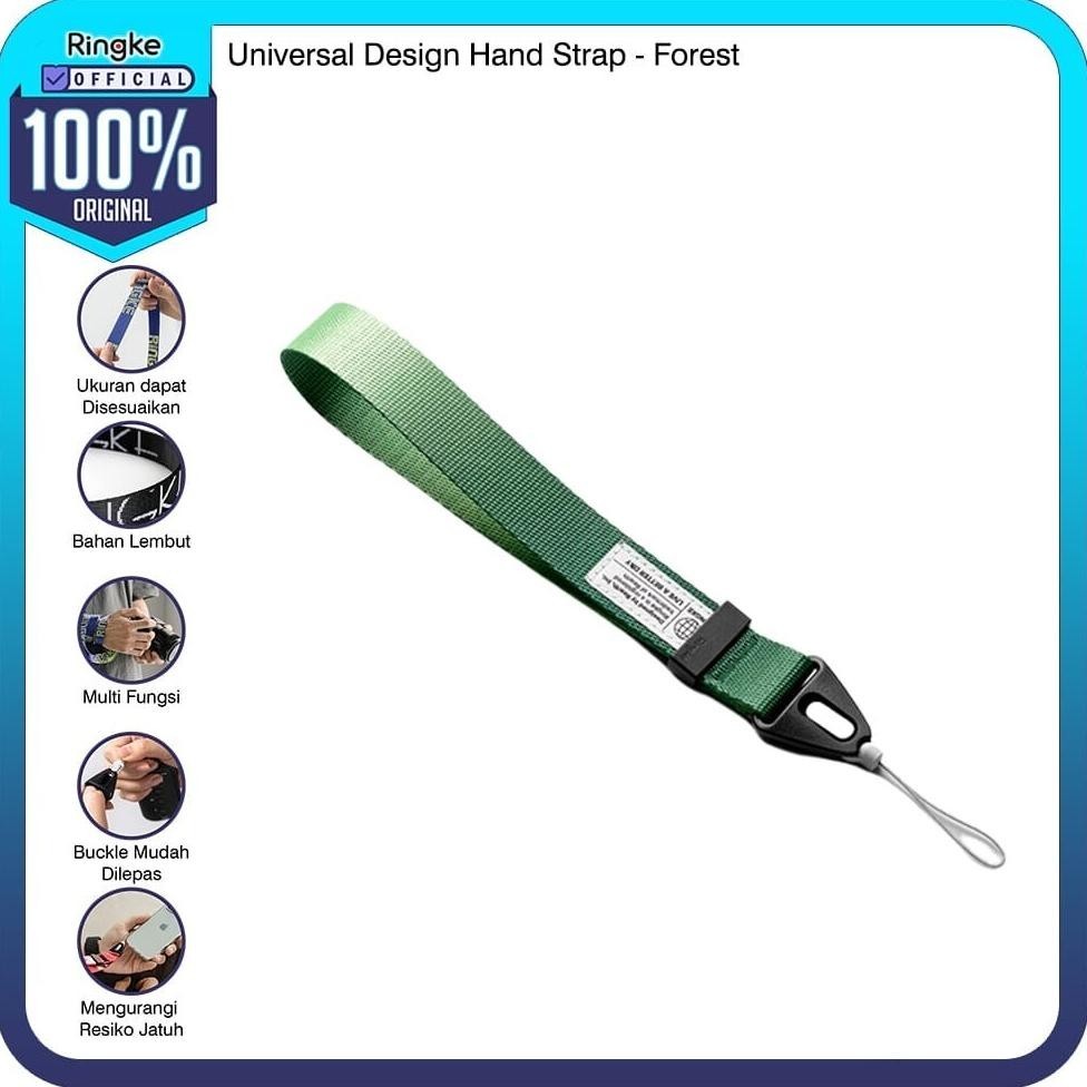 Ringke Hand Strap Forest Tali Hp Gantungan Wrist Lanyard