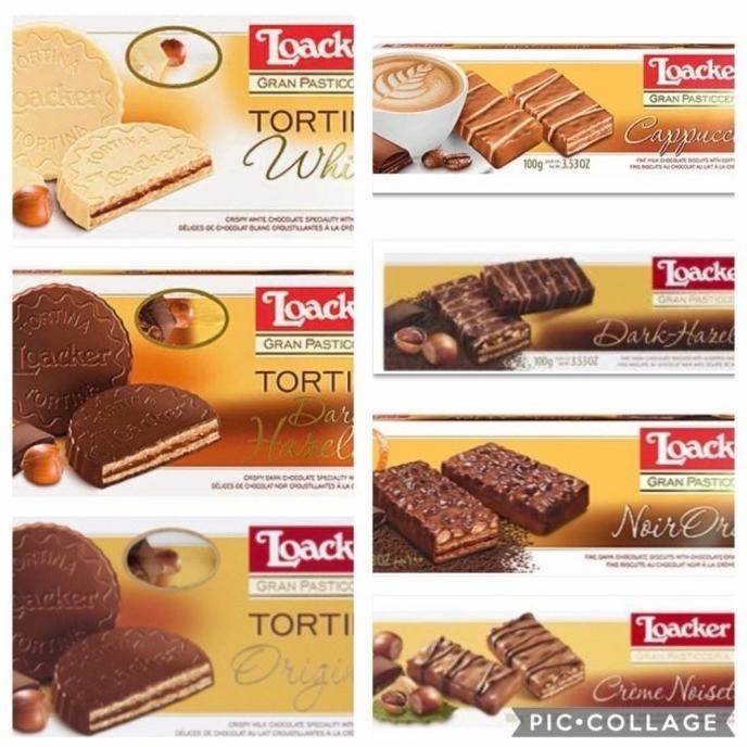 

Loacker Tortina Wafer Chocolate Biscuit Snack Import