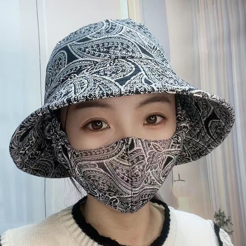 Topi Wanita Pelindung Matahari, Topi Wanita Tahan Uv Terintegrasi Anti Debu Tahan Matahari